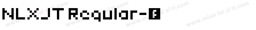NLXJT Regular字体转换